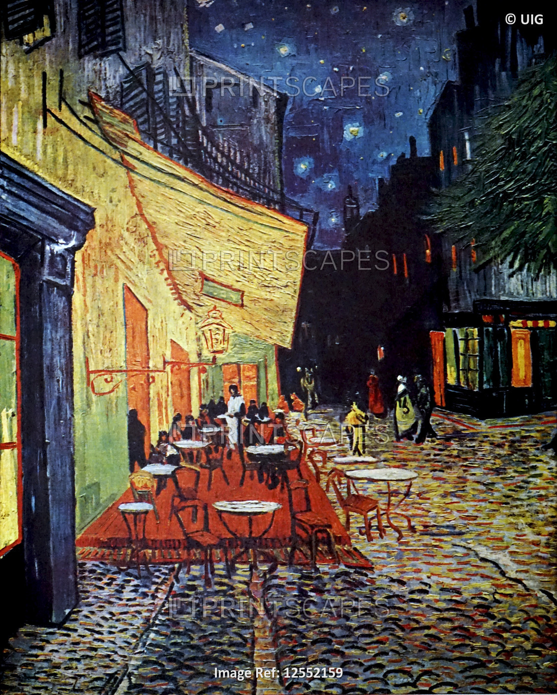 Café Terrace at Night, by Vincent Van Gogh