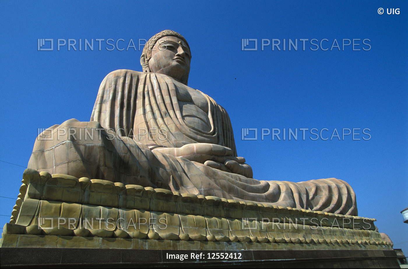 Statue of Buddha in Bodh Gaya
