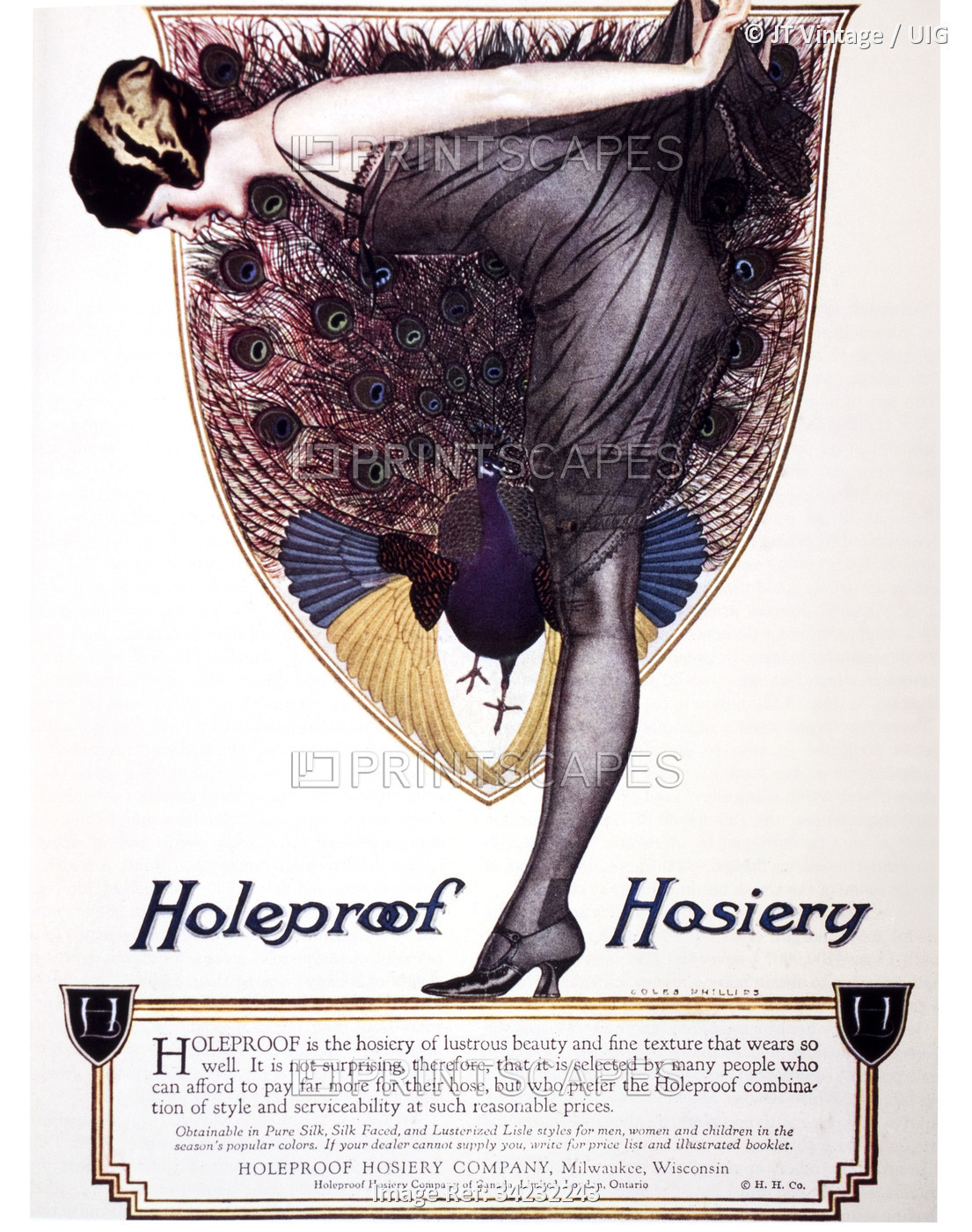 Advertisement, Holeproof Hosiery, circa 1925. (Photo by: Universal History ...